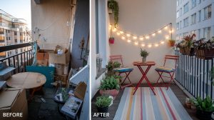 balcon inainte dupa